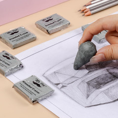 Mr. Pen- Kneaded Erasers, 1.44″ X 1.36″, 6 Pack, Gray, Soft Moldable Art Erasers