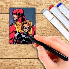 🎨 20 Packs – 18 PT Comic Artist Sketch Cards – Blank Trading/Sketch Cards Paper