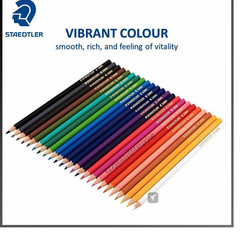 24/36/48 Pcs Staedler Luna Colored Pencil Set With 2 FREE GIFT