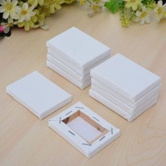 Mini Artist Stretched Canva Square 5x7cm Small Art Board Acrylic Oil Paint 10pcs