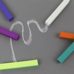 PRO ART Chalk Pastel Set, 12, Vivid Colors 12 Count (Pack of 1)