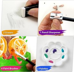 172PC Home Travel Sewing Kit Thread Threader Needle Tape Measure Scissor Thimble