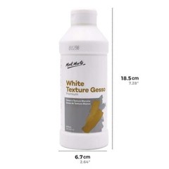 Premium White Texture Gesso 16.9oz 500ml Acrylic Oil Paint Pencils Pastels