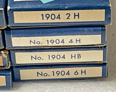 Vintage Staedtler Mars Lumograph 1904 2mm Drawing Leads Box Lot of 12