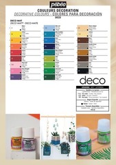 Pebeo Deco Matt Acrylic Paint 45ml – 28 Home, Craft, DIY Colours