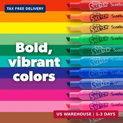 Mr. Sketch Scented Markers, Chisel Tip, Assorted Colors, 22 Count – Fun for Kids