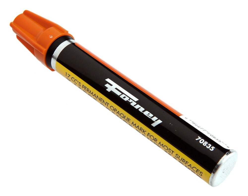 Forney 70835 Marker, Paint, Extra-Large, Orange 1 Count (Pack of 1),