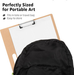 13″ X 17″ Artist Sketch Board with Handle – Portable Drawing Board, Large Clipbo