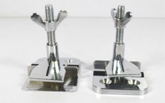 2pcs DIY Hobby Printer Silk Screen Printing Butterfly Frame Hinge Clamp New
