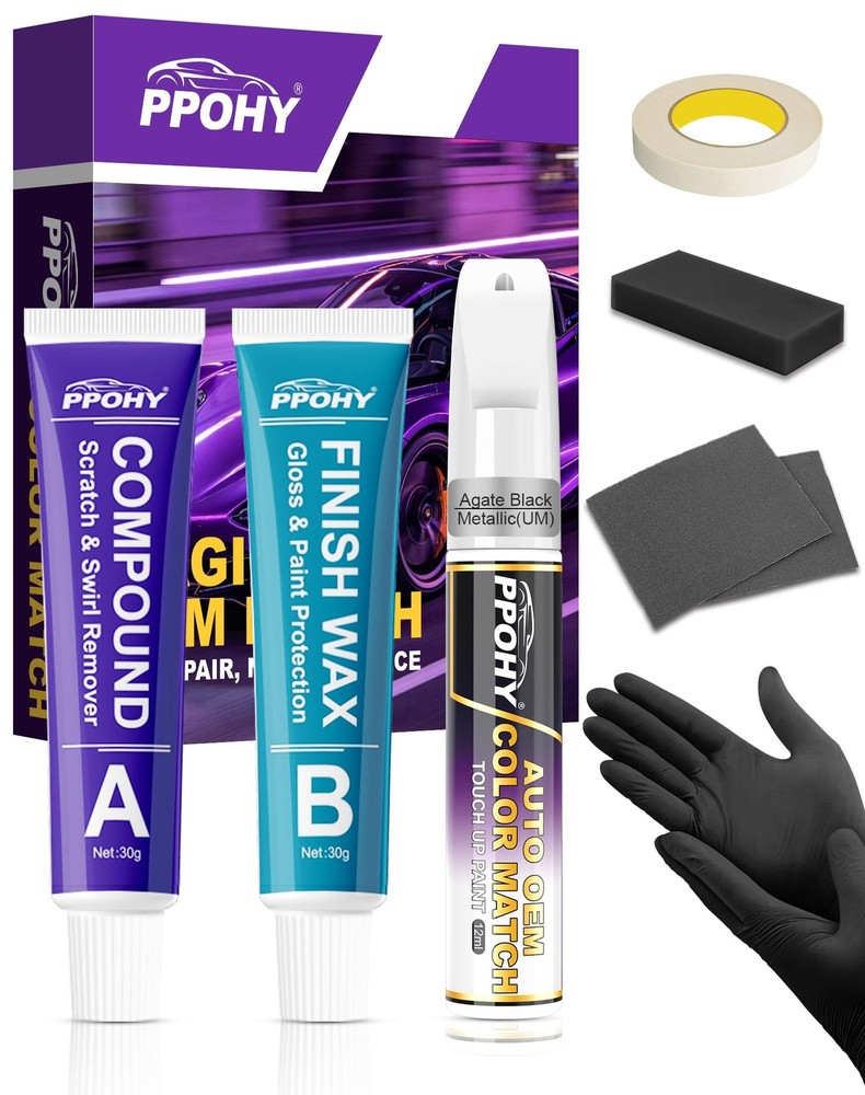 PPOHY Agate Black Metallic Ford Paint