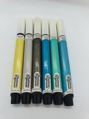 Pantone by Letraset Marker Lot of 6 – Broad Nib – 102, 298, 333, Process Blue, C