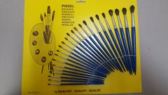Assortment of 24pcs Hand Made WATER-COLOR Round Brushes Made in Germany