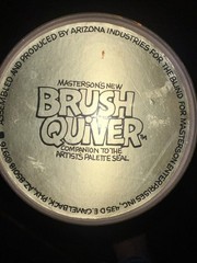 15” 1970s Masterson Art Products Artist Brush Quiver Traveling Case Plein Air