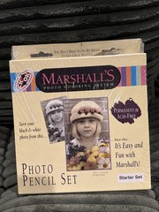 Vintage Marshall’s Photo Coloring System Photo Pencil Set Deluxe Pencil Set NOS