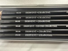 Derwent Charcoal Pencils mixed lot