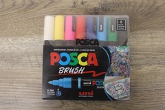 UNI POSCA PC-5M Water-Based Paint Markers (8 Pack)