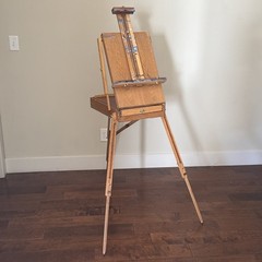 Blick by Jullian Full Size French Box Easel Wood Plein Air Painting Easel