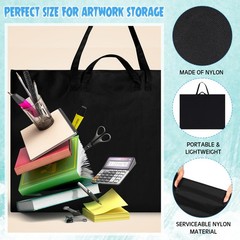 Abbylike 48 x 36 Inch Art Portfolio Bag Large Size Supply with Black