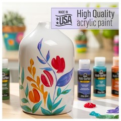 Multi Surface Acrylic Paint Set Pastel Colors, Count, 2 Fl Oz (Pack of 16)