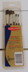 Rubbermaid Artist Brushes Set of 5 New in Package Craft Detail Work Various Size