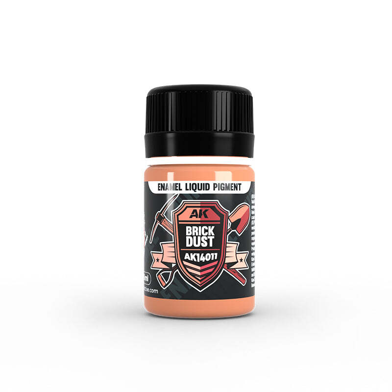 AK Interactive AK14011 Brick Dust Liquid Pigment 35ml – US