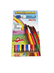 Factis Plastipastel Plastic Crayons Set of 12 Art Supplies Y2K Spain