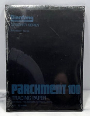 Hunt Bienfang Parchment 100 Tracing Paper Pad 50 Sheets 12″x 9” Vintage USA Made
