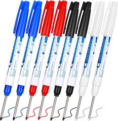 8 PCS Long Nose Marker Long Head Deep Hole Marker Pens 30 Mm Felt Tip Colorful M