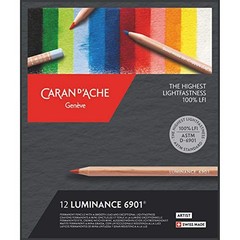 Caran d’Ache CdA 6901-712 luminance 12 color set paper box