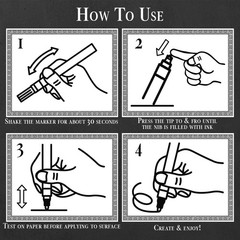 Versatile White Paint Pens – 0.7mm Fine Tip Set of 4 for All Surfaces