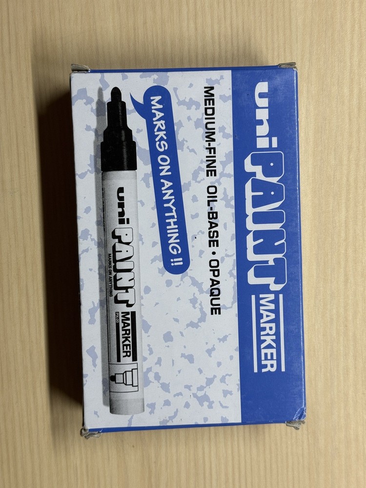 Uni-Paint PX-20 Oil-Based Permanent Marker, Medium Line, Red, 12-Pack