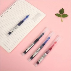 10Pcs/Set High Quality Needle Type Gel Pens Straight Liquid Ballpoint Pen School