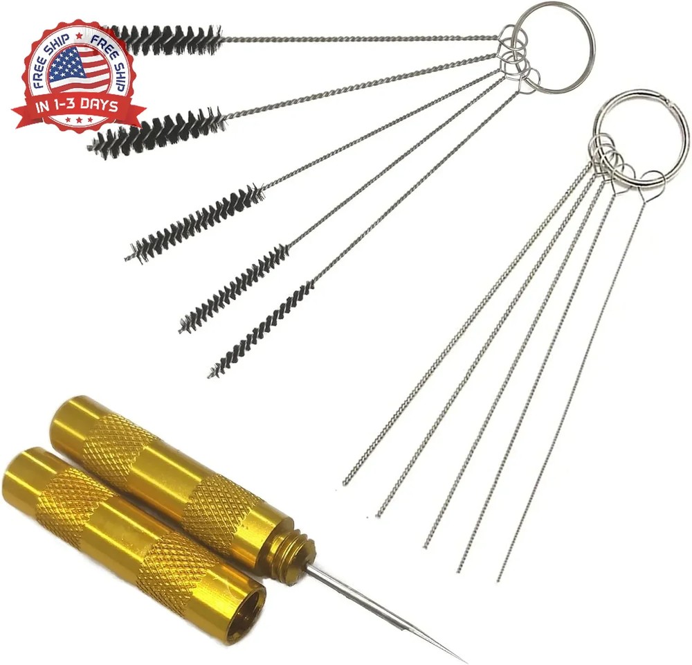 Joyangy Airbrush Cleaning Kit, Spray Gun Cleaning Brush Kit, Air Brushes Cleaner