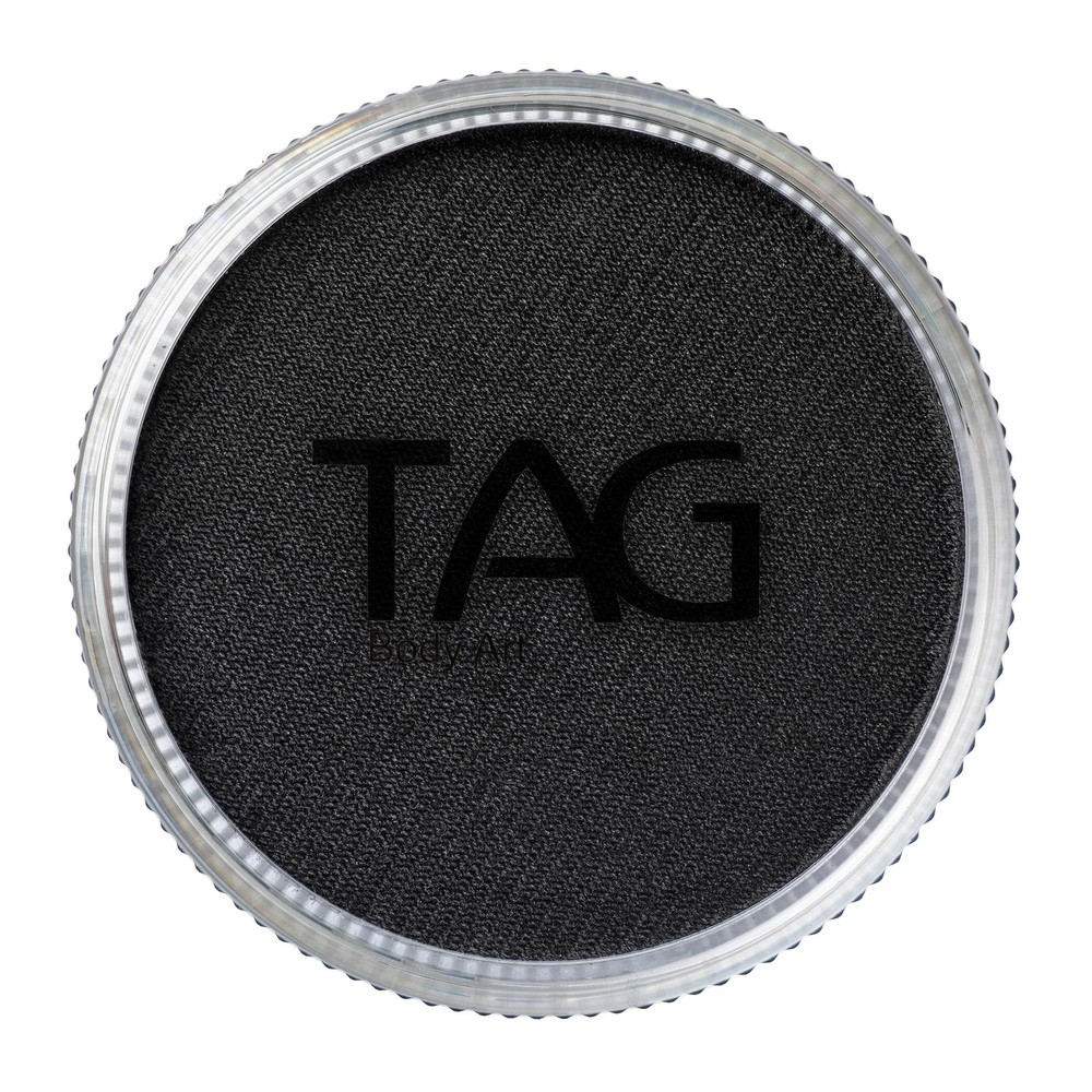 TAG Professional Face and Body Paint, Regular Black 32gm, 32g, [‘Black’]