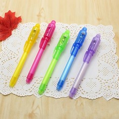 12 PCS Spy Pens Invisible Ink Pen with UV Light Magic Marker for Secret Mess