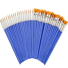 20pcs Artist Paint Brush Set Nylon Wooden Handle Craft Kit – Handcraft Arts