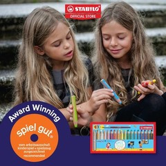 Multi-talented STABILO woody 3-in-1 Colour Pencil+Water Color+Wax Crayon Jumbo