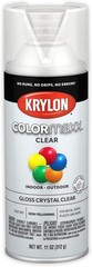 COLORmaxx Gloss Crystal Clear Acrylic Spray Paint – 11 Oz., Indoor/Outdoor Use