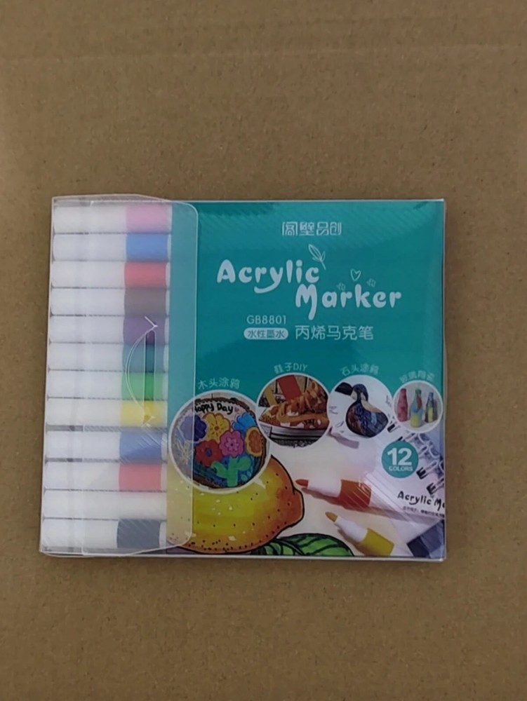 80pcs Acrylic Marker Pen Set Waterproof DIY Art Graffiti Painting Markers