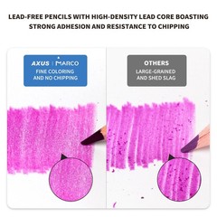 AXUS MARCO Oil-Based Colored Pencils Sets For Adults Colour Pencils in Iron B…