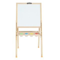 Wood Color Floor Standing Art Easel Easel for Kids Adjustable Standing Art Easel
