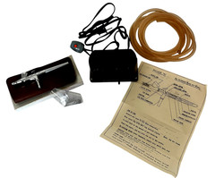 Magic Mist TM Airbrush Kit with Compressor and Hose Made in Japan Vintage Hobby
