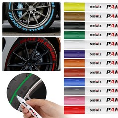 12 Colors Oil Based Paint Markers Waterproof Permanent Pens for Car Tire Canvas