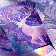 Galaxy Glitter Acrylic Paint Set – 8 Twinkle Iridescent Colors 0.71 Fl Oz / 2…