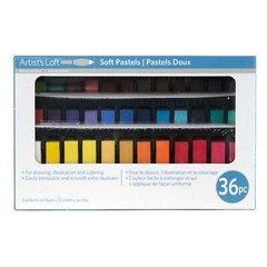 Artist’s Loft Necessities Soft Pastels 36 Pack for Drawing Coloring Illustration