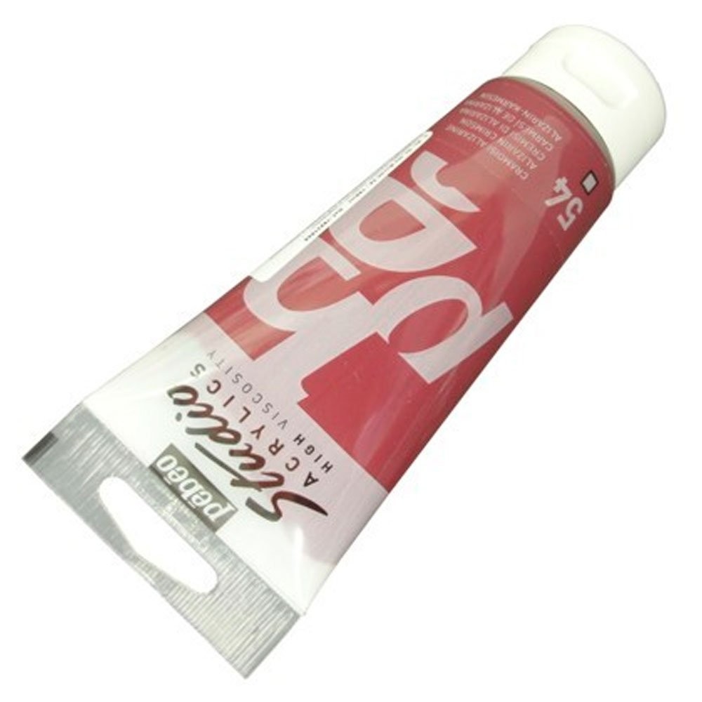 Fine Studio Acrylics Alizarin Crimson 100ml/3.38oz Paint Bottle Art