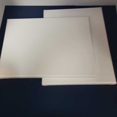 2pc 12×9 White Blank Stretched Canvas Art Painting Surface