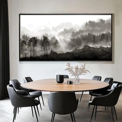 Wall Art Trees for Living Room Large Canvas Wall Art for Bedroom Framed Black…
