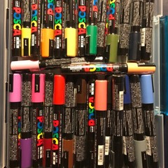 Mitsubishi Posca round tip, medium, 29-color set