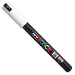 – Ultra Fine to Fine Paint Marker Pens Set – PC-1MR, PC-1M, PC-3M – White Ink…